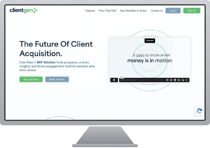 Pinnacle Group — ClientGen.ai website screenshot
