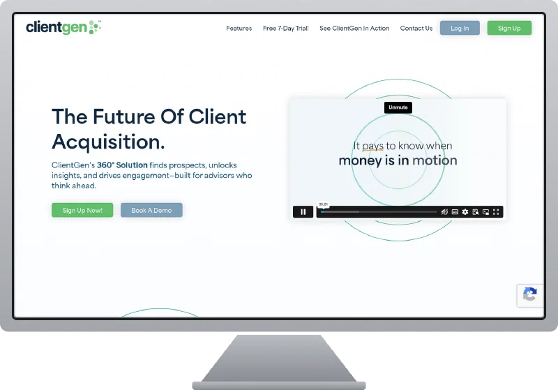 Pinnacle Group — ClientGen.ai website screenshot